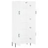 Stylish Highboard White 69.5x34x180 cm | Hipomarket