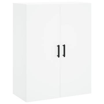 Stylish Highboard White 69.5x34x180 cm | Hipomarket