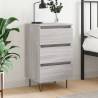 Bedside Cabinet Grey Sonoma 40x35x69 cm Engineered Wood Colour grey sonoma Quantity in Package 1 