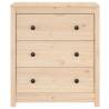 Solid Wood Pine Sideboard - 70x35x80 cm | Hipomarket