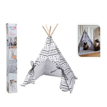 Pets Collection Pet Tent Tipi Canvas - Comfortable Space for Pets