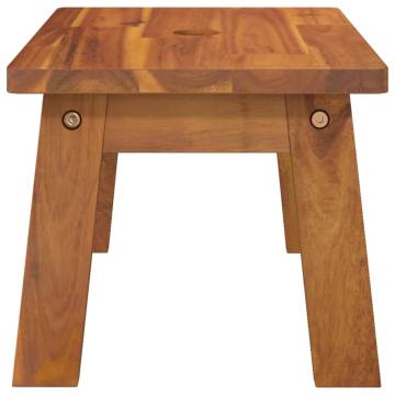 Step Stool 38x26x22 cm | Solid Wood Acacia - HipoMarket