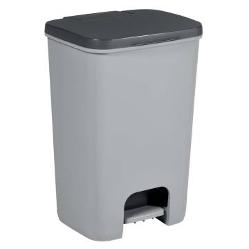 Curver Pedal Bin Essentials 40L - Light Grey Garbage Bin