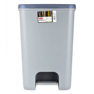 Curver Pedal Bin Essentials 40L - Light Grey Garbage Bin