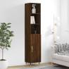 Highboard Brown Oak 34.5x34x180 cm Engineered Wood Colour brown oak Quantity in Package 1 Model 1 door 