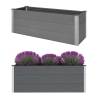 Garden Raised Bed WPC 150x50x54 cm Grey Colour grey Size 150 x 50 x 54 cm Quantity in Package 1 