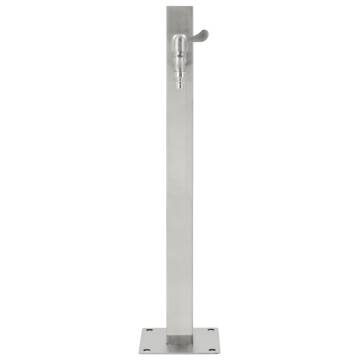 Stainless Steel Square Garden Water Column - 65 cm | HipoMarket