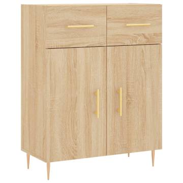 Stylish Highboard Sonoma Oak | Durable Engineered Wood Storage