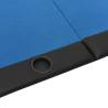 10-Player Folding Poker Table - Blue, 206x106 cm