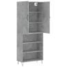 Highboard Concrete Grey - Stylish & Durable Storage Solution