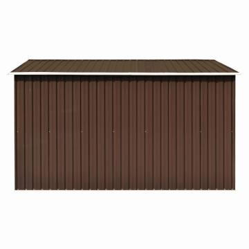 Garden Shed 257x298 cm - Durable Metal Storage Solution