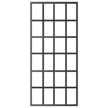 Sliding Door ESG Glass & Aluminium 90x205 cm - Black