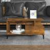 Coffee Table Smoked Oak 90x49x45 cm Engineered Wood Colour smoked oak Quantity in Package 1 