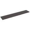 Wall Shelf Dark Brown - Solid Oak Wood | HipoMarket