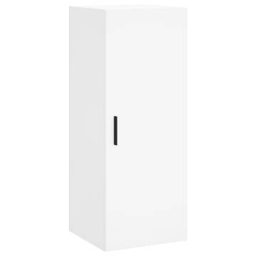 Elegant Highboard White 34.5x34x180 cm - Stylish Storage Solution