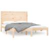 Bed Frame Solid Wood 140x200 cm - Stylish & Durable