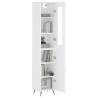 Stylish Highboard White 34.5x34x180 cm | Hipomarket