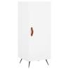 Stylish Highboard White 34.5x34x180 cm | Hipomarket