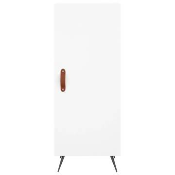 Stylish Highboard White 34.5x34x180 cm | Hipomarket