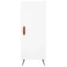 Stylish Highboard White 34.5x34x180 cm | Hipomarket