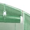 Greenhouse with Steel Frame Green 50 m² | HipoMarket