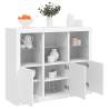 Sideboards with LED Lights 3 pcs White Engineered Wood Colour white Quantity in Package 3 