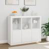 Modern White Sideboards with LED Lights - 3 pcs | HipoMarket