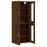 Stylish Highboard Brown Oak 69.5x34x180 cm - Durable & Elegant