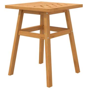 Stylish Acacia Wood Side Table - 45x45x60 cm