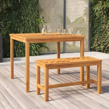 Garden Bench 80 cm Solid Wood Acacia | Hipomarket UK