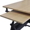 Two Drawers Tiltable Drawing Table with Stool | HipoMarket