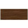 Wall Shelves 4 pcs Brown Oak - Engineered Wood Storage Solution