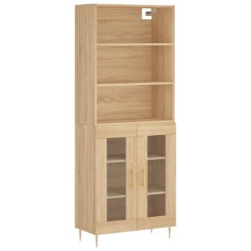 Elegant Highboard Sonoma Oak - Stylish Storage Solution