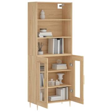 Elegant Highboard Sonoma Oak - Stylish Storage Solution