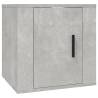 Wall Mounted TV Cabinet in Concrete Grey - 40x34.5x40 cm