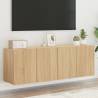 TV Cabinets Wall-mounted 2 pcs Sonoma Oak 60x30x41 cm Colour sonoma oak Quantity in Package 2 Width 60 cm 