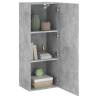 Concrete Grey TV Wall Cabinet - Engineered Wood | Hipo Market