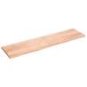 Wall Shelf Light Brown 200x50x(2-4) cm Treated Solid Wood Oak Colour light brown Size 200 x 50 x 4 cm Quantity in Package 1 Number of Pieces 