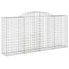 Arched Gabion Baskets 6 pcs - Durable Garden Barriers