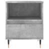 Stylish Concrete Grey Bedside Cabinets - 2 pcs | HipoMarket