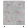 Highboard Concrete Grey - Stylish Engineered Wood Storage