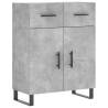 Elegant Highboard Concrete Grey - Stylish Storage Solution