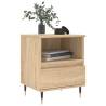 Stylish Sonoma Oak Bedside Cabinets - Set of 2 | HipoMarket UK