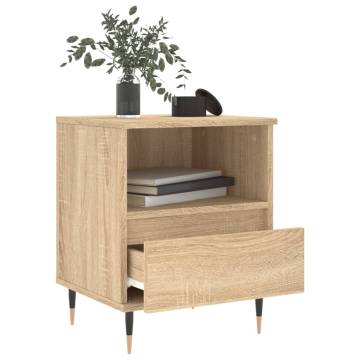 Stylish Sonoma Oak Bedside Cabinets - Set of 2 | HipoMarket UK