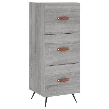 Highboard Grey Sonoma 34.5x34x180 cm - Stylish Storage Solution