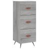 Highboard Grey Sonoma 34.5x34x180 cm - Stylish Storage Solution