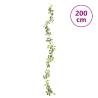 Artificial Flower Garlands - 6 Pcs White 200 cm | Hipomarket