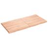 Light Brown Solid Wood Table Top 120x60 cm | Hipomarket UK