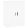 Elegant Highboard in White - 69.5x34x180 cm | Hipo Market