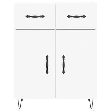 Elegant Highboard in White - 69.5x34x180 cm | Hipo Market